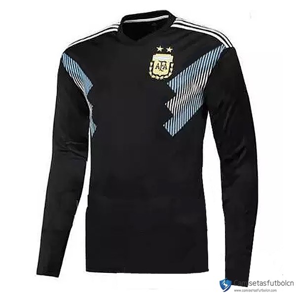 Camiseta Seleccion Argentina Segunda equipo ML 2018 Negro Azul